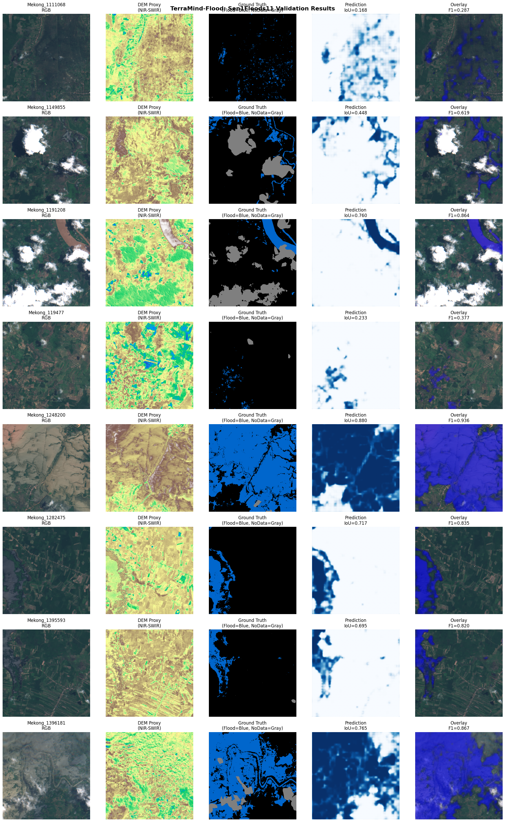 TerraMind Flood - AI-powered flood prediction